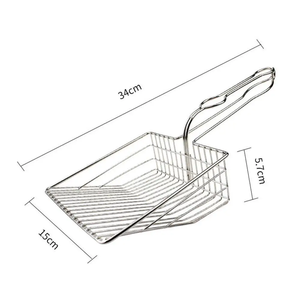

Pet Scoop Steel Metal Pooper Scoopers Tool Shit Artifact Cleanning D3W3