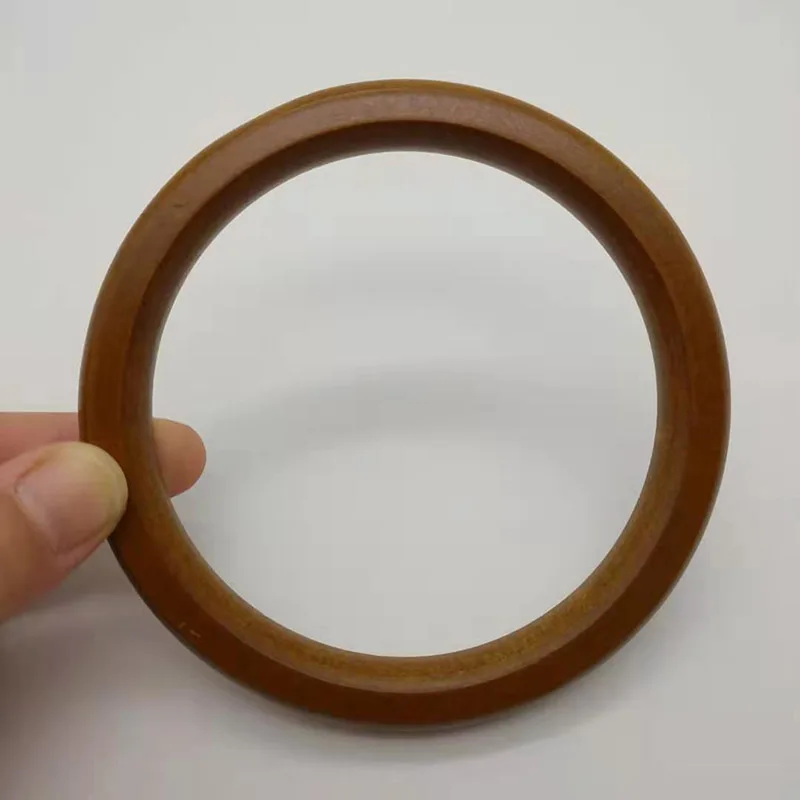 1 Pcs Wooden Rattan Bag Handle Replacement for DIY Making Purse Handbag Tote Round Shaped O Handles bags accessories | Багаж и сумки