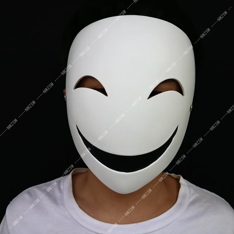 Регулируемая Маска Hiruko для взрослых из японского аниме шлем с черными пулями