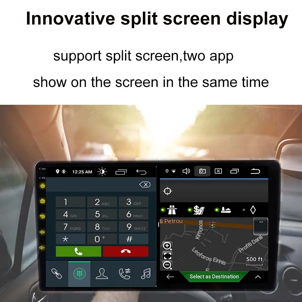 Автомобильный DVD плеер CARPLAY Android 10 стерео Gps автомобильное радио 4 + 64 ГБ для Toyota Avensis