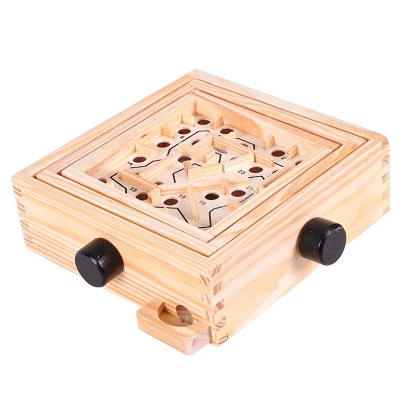 

3D магнитный шар-лабиринт игрушка-головоломка вызов баланса развивающая игрушка подарок деревянный ящик коробка весело мозга ручной Игры