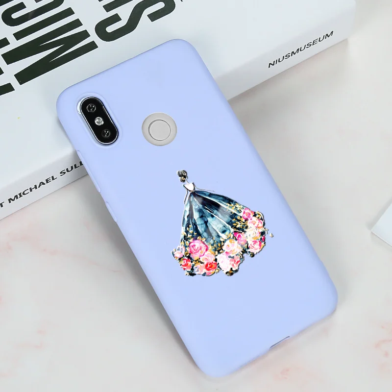 Чехол для девочек Xiaomi Redmi Note 5 6 7 6A Plus чехол из ТПУ Xiomi Mi 8 Lite A2 5A 7A мягкий
