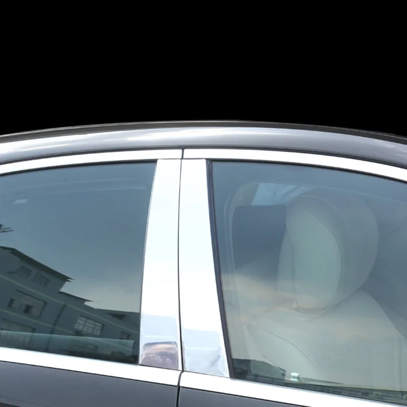 Автомобильный Стайлинг, оконная панель B, декоративная наклейка для Mercedes Benz S Class W222 320 400, внешние аксессуары