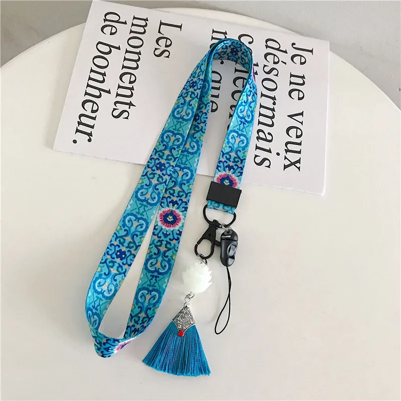 Style 2 Многофункциональные ремешки для мобильного телефона, веревка, винтажный этнический стиль, ремешки для шеи, ремешки, чехол для телефона, висячая веревка, лариат - Цвет: Style 2