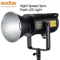 godox fv200 18000s hss flash led light 200ws dimmable 5600k cri 96 2 4g wireless 8 fx modes remote control for photography