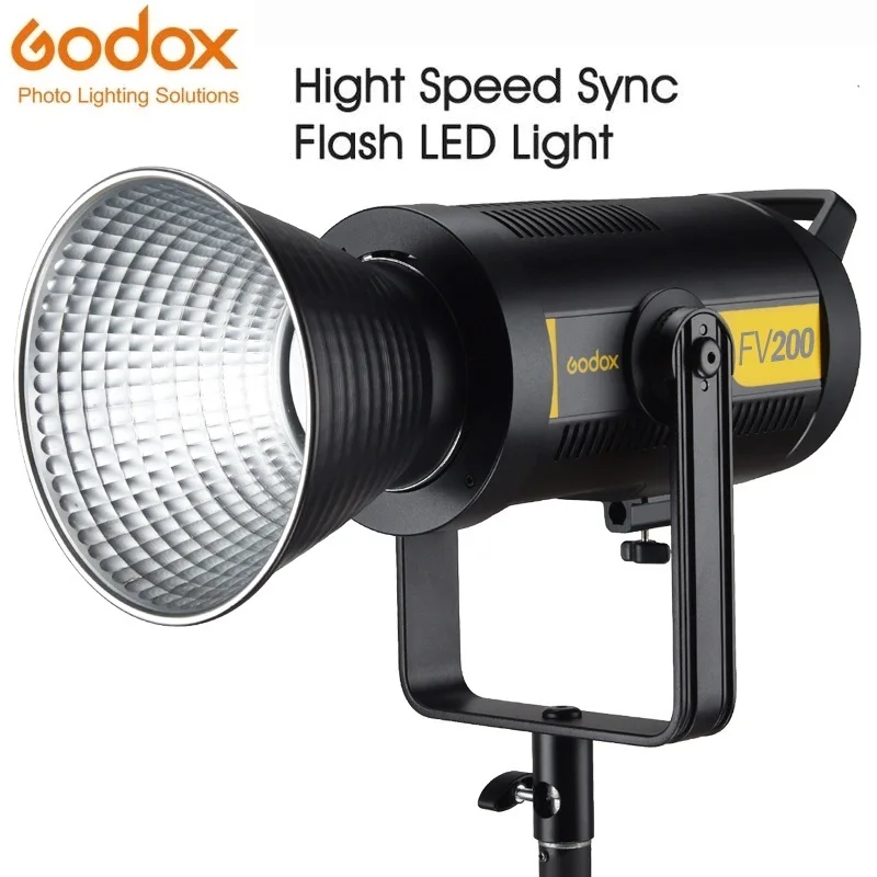 Godox FV200 1/8000s HSS Flash светильник 200Ws Dimmable 5600K CRI 96 + 2 4G беспроводной 8 FX режимов