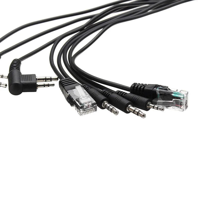 8 в 1 USB-кабель для программирования Kenwood Baofeng Motorola Yaesu Icom Walkie Talkie | Мобильные