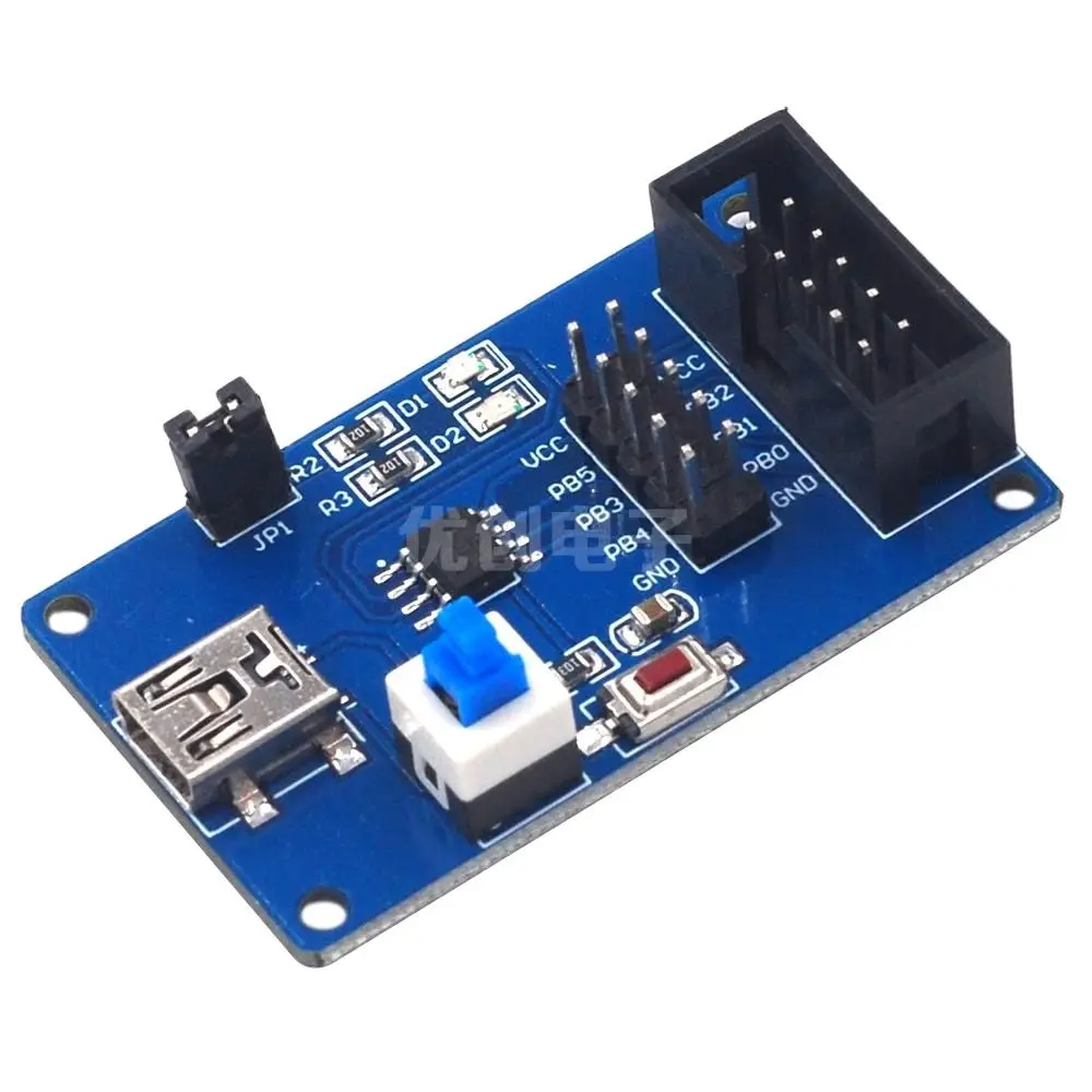 

Системная плата ATtiny13 AVR