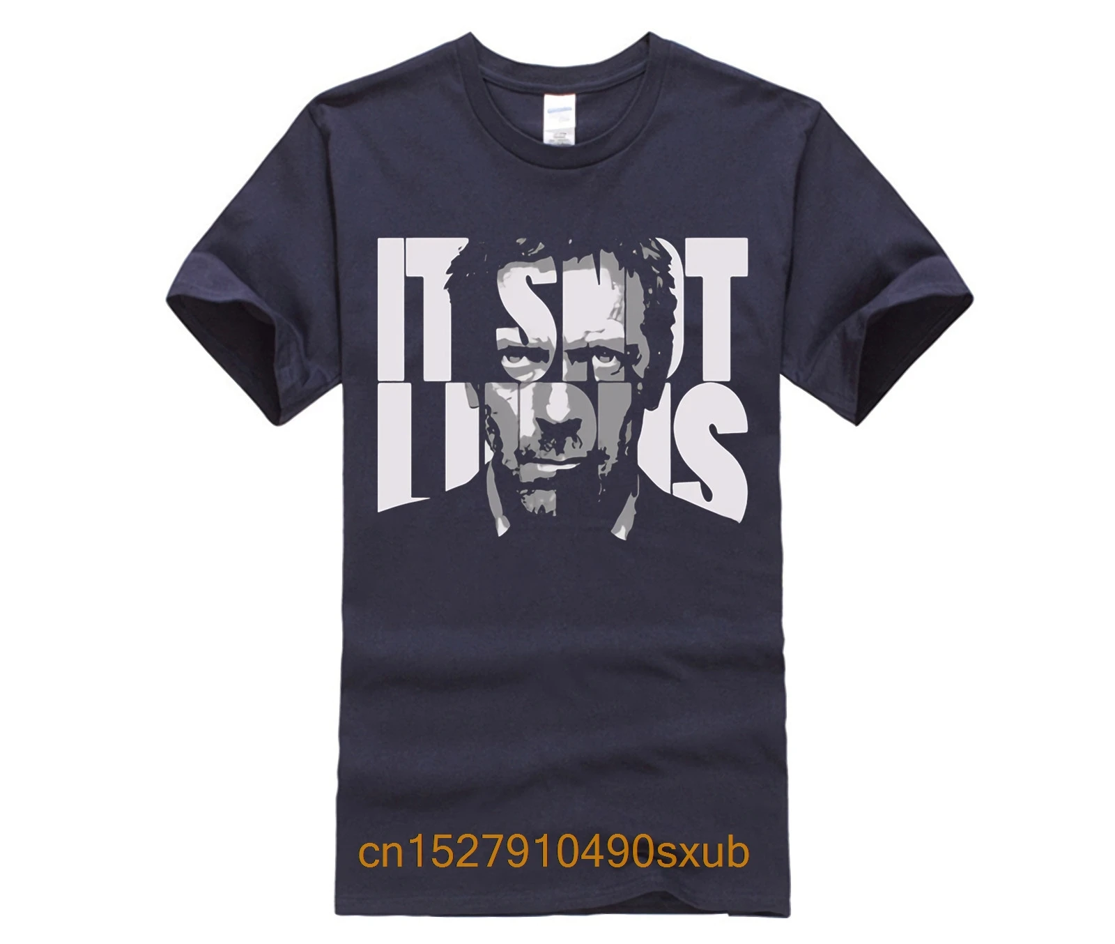 

Round Neck Short-Sleeve T-Shirt Top Fashion T-Shirt Top its not lupus 100% cotton brand clothing