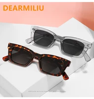 dearmiliu 2022 new women rectangle vintage sunglasses brand designer retro points sun glasses female lady eyeglass goggles