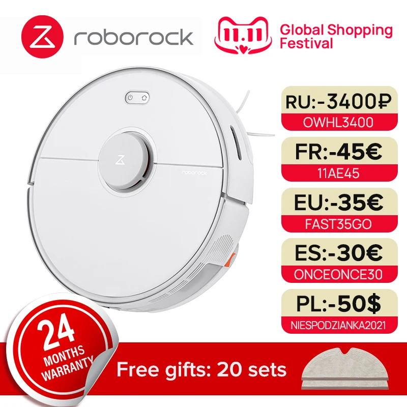  -3400₽: OWHL3400, Roborock S5 Max пылесос робот WI-FI приложение Управление Автоматическая развертки пыли стерилизовать Smart планируется Стиральная Швабра,Товара нет в наличии!