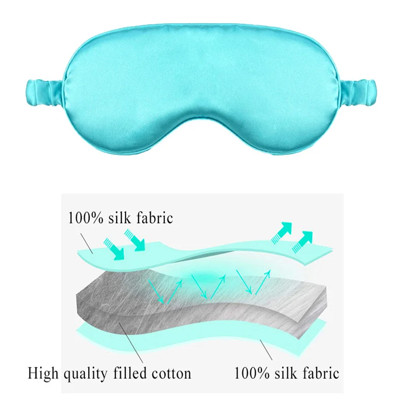 Повязка на глаза из мягкого искусственного шелка для сна женская маска повязка