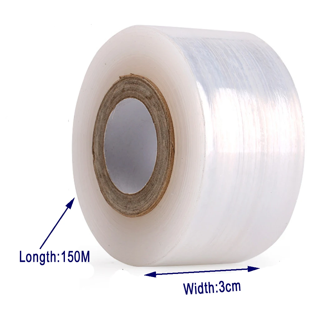 Width 3cm Parafilm Nursery Grafting Strechable Film Tape Garden Tree Plants Seedlings Supplies  Eco-friendly PE Self-adhesive 1x11 inch 87yd 280mm 80m transaparent self adhesive pe protection film duct tape for tablet laptop device surface display
