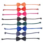 2020 Новые Домашние животные Дети полиэстер бабочкой Классические однотонные Цвет бабочка галстук для свадебной вечеринки Детский костюм со смокингом, Дики галстук-бабочка для домашних питомцев