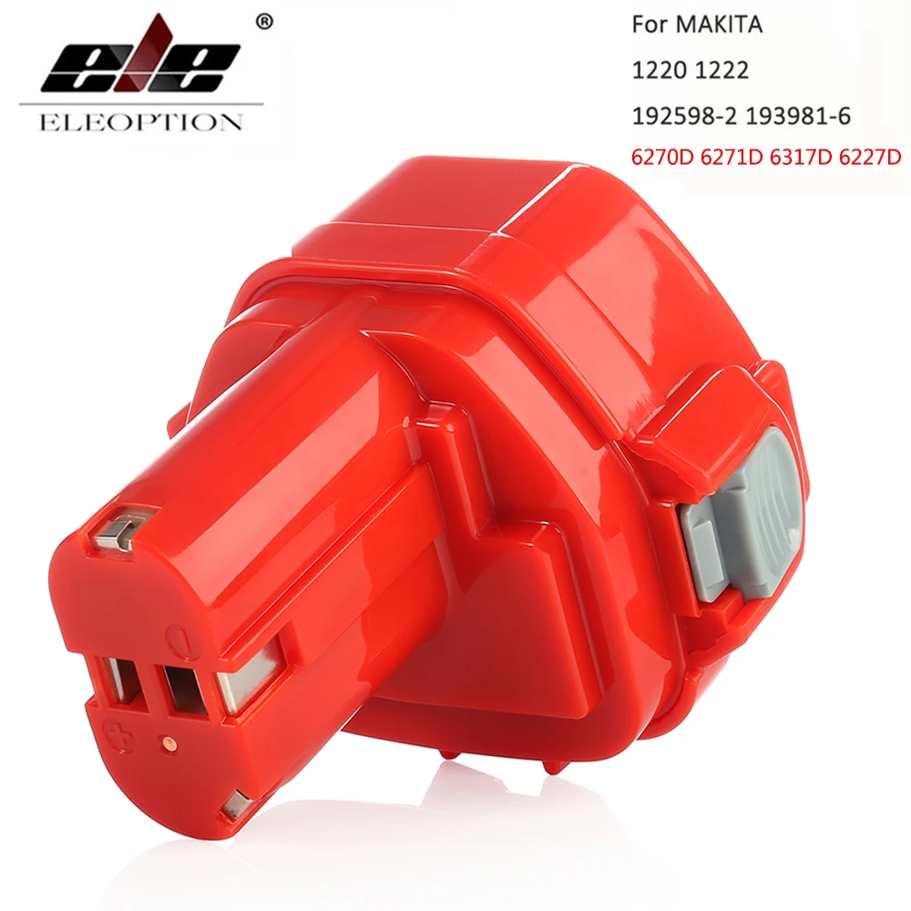 

ELEOPTION 2000 мАч 12 V Ni-CD 2.0Ah Замена Мощность инструмент Батарея для Makita 12 V Батарея PA12 1220 1233 1201 1222 1223 1235