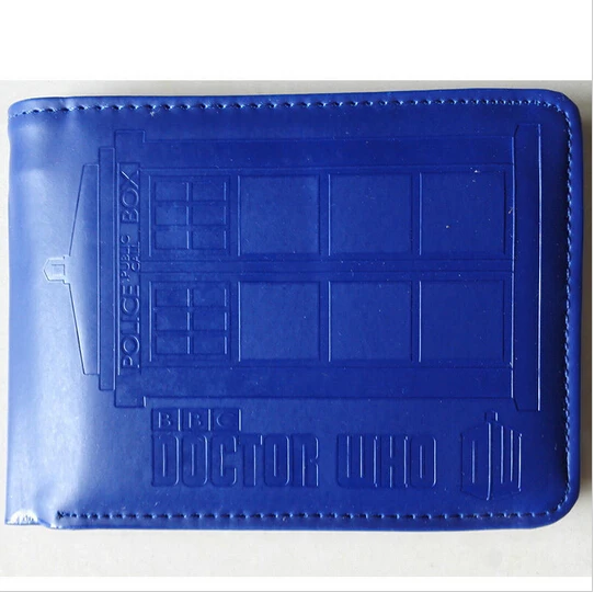 Комикс кошелек для мужчин Роскошный синего цвета кредитница бумажники доктора