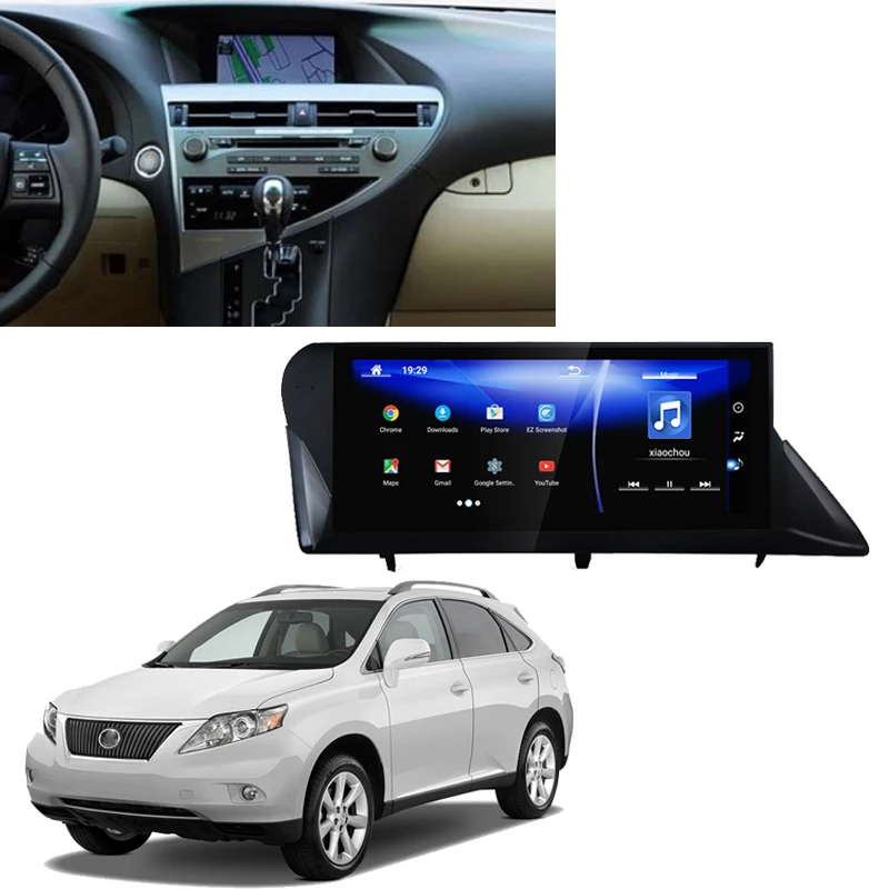 LiisLee Автомобильный мультимедийный плеер GPS аудио радио для Lexus RX 350 AL10 2009 ~ 2011 Android