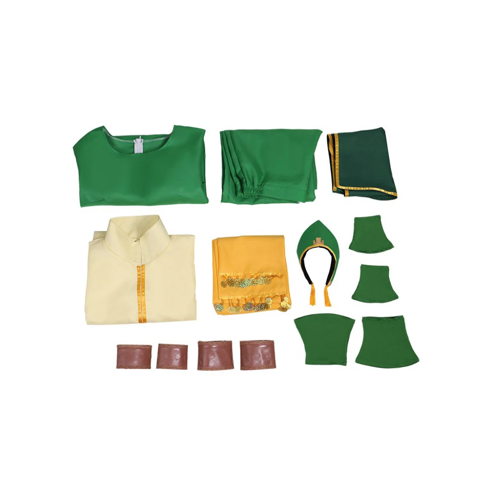 

Anime Avatar The Last Airbender Toph Beifong Cosplay Costume Halloween Party Women Costumes Uniform