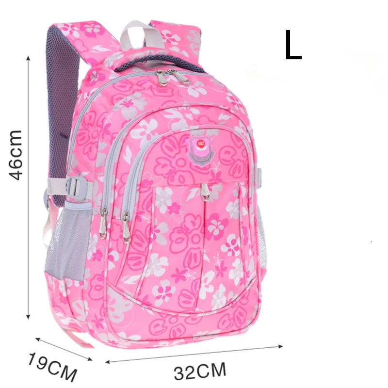 Children School Backpacks Primary Kids Book Bags High Quality School Bags Backpack For Teenagers Girls Flower Printing Backpack