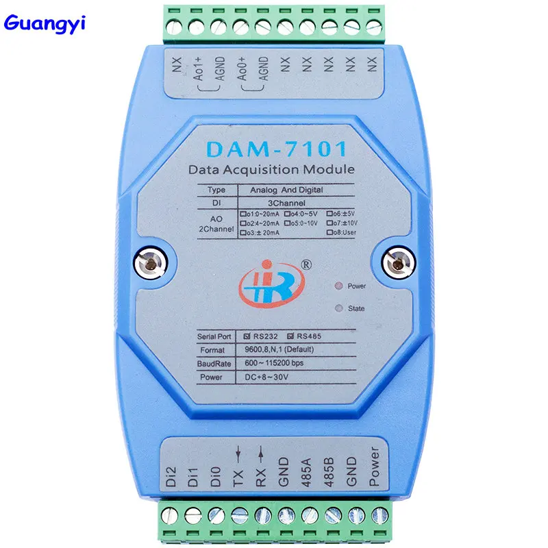 Guangyi DAM7101 цифровой вход аналогового выходного напряжения и тока смешивания