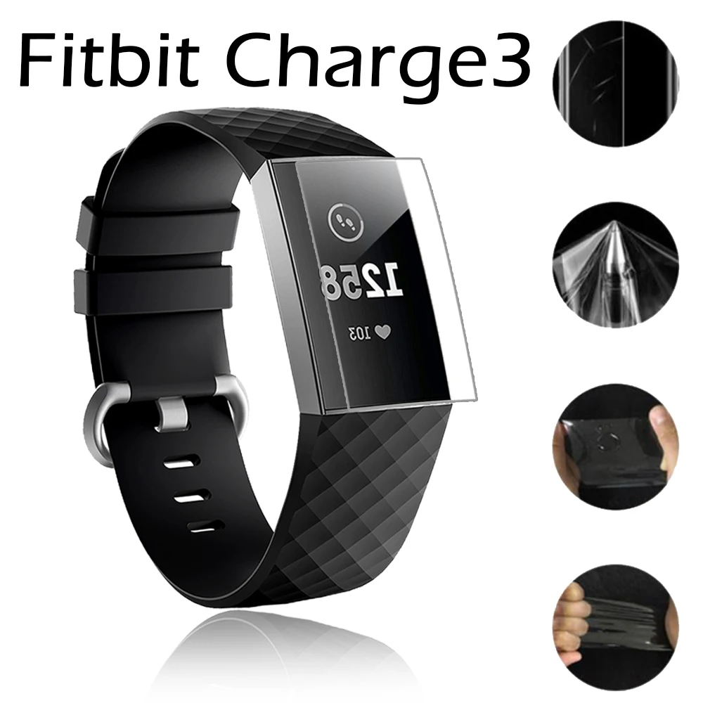 Новинка полная защита экрана для Fitbit Charge 3 модная мягкая защитная пленка Charge4 не