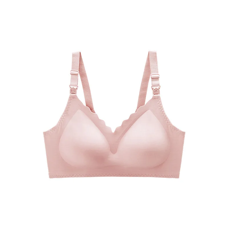 Sujetadores de maternidad para mujer, lencer&iacute;a sin costuras para amamantar, ropa interior para amamantar, lencer&iacute;a &iacute;ntima femenina-4