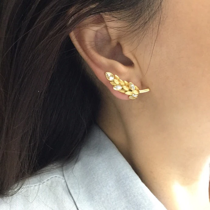 

Golden Ears Wheat Women Fashion Earrings for Party Jewelry