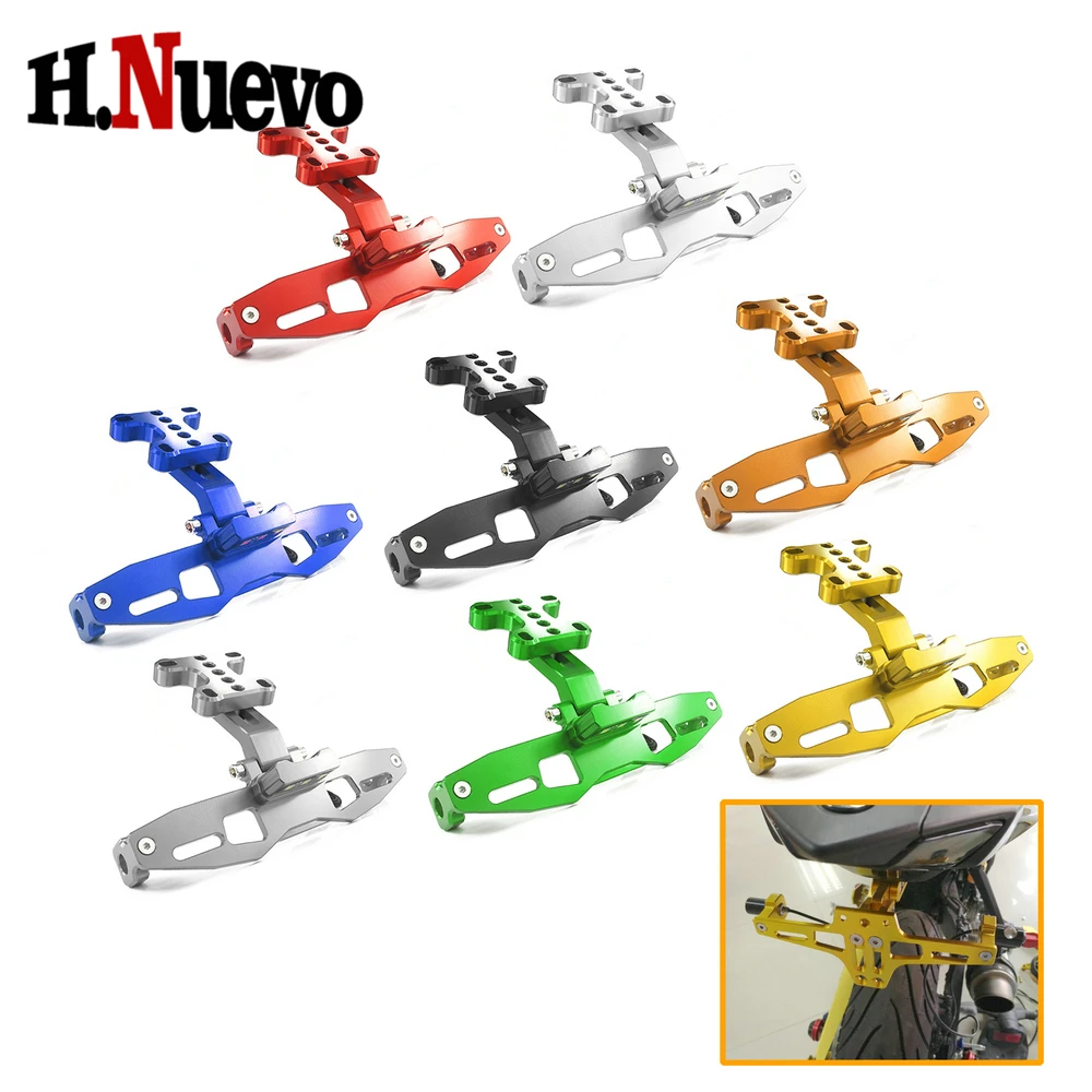 

Mount Frame With LED White Light for Kawasaki Z125 Z 125 Z-125 License Plate Bracket for Yamaha TFX150 M-SLAZ Motorcycle Parts