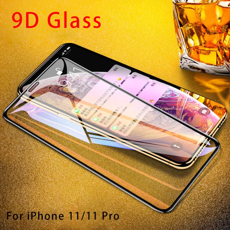 3D изогнутое Защитное стекло для iPhone 8 Plus X XS Max XR Защита экрана iphone 7 6 S 11 Pro
