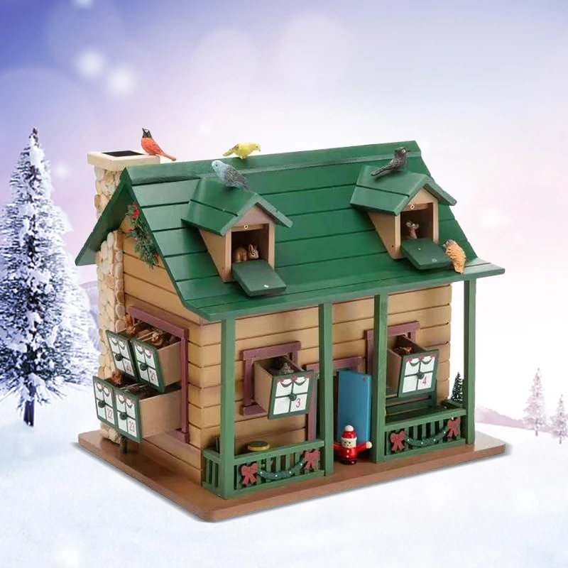 

Building Blocks The Animal Crossing Christmas Streethouse Building Assembly Bricks Model Kids Christmas Toys Gifts