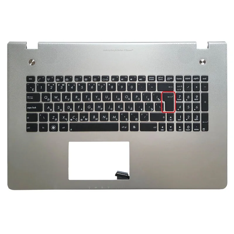 Новая русская клавиатура для ноутбука Asus N76 N76VB N76VJ N76VM N76VZ RU с верхней крышкой и
