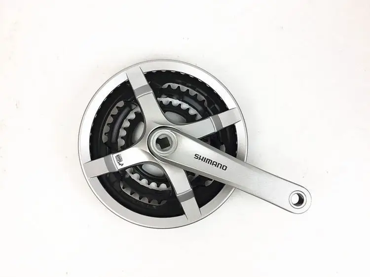 Коленчатый вал для горного велосипеда shimano FC-TY501 mtb 6/7/8S 24 скорости hollowtech 170 мм 42-34-24T