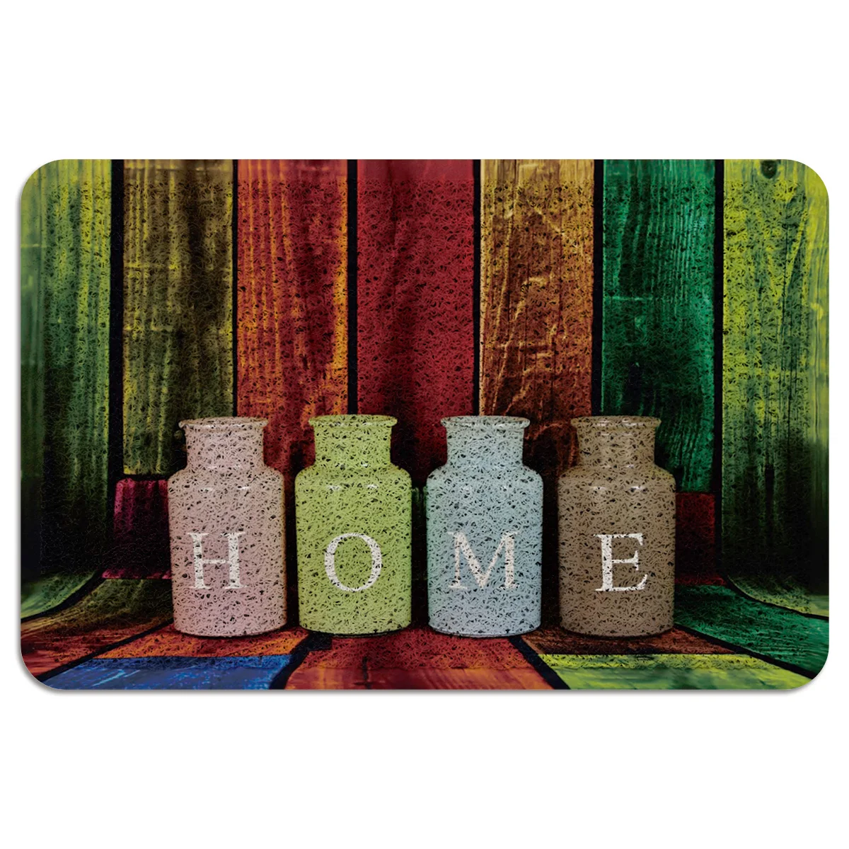 Бутылка деревянная доска цвет дома кухонные коврики Добро пожаловать Привет