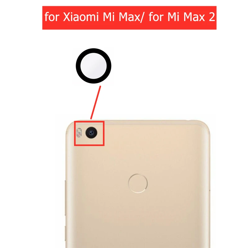2 шт. для Xiaomi Mi Max/для Max задняя камера стеклянный объектив заднее стекло камеры с