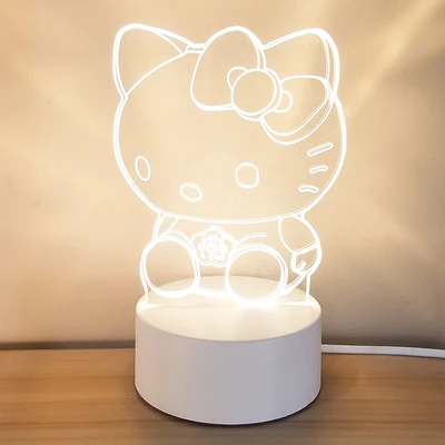 Маленькая настольная лампа Ins в Корейском стиле для девочек трехмерный