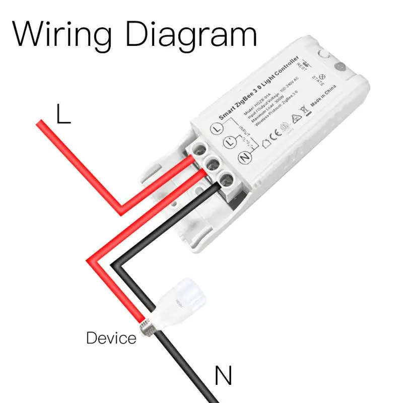 

ZigBee3.0 Smart Light Dimmer Switch Smart Home Modification AC100-240V Remote Control Voice Smart Control