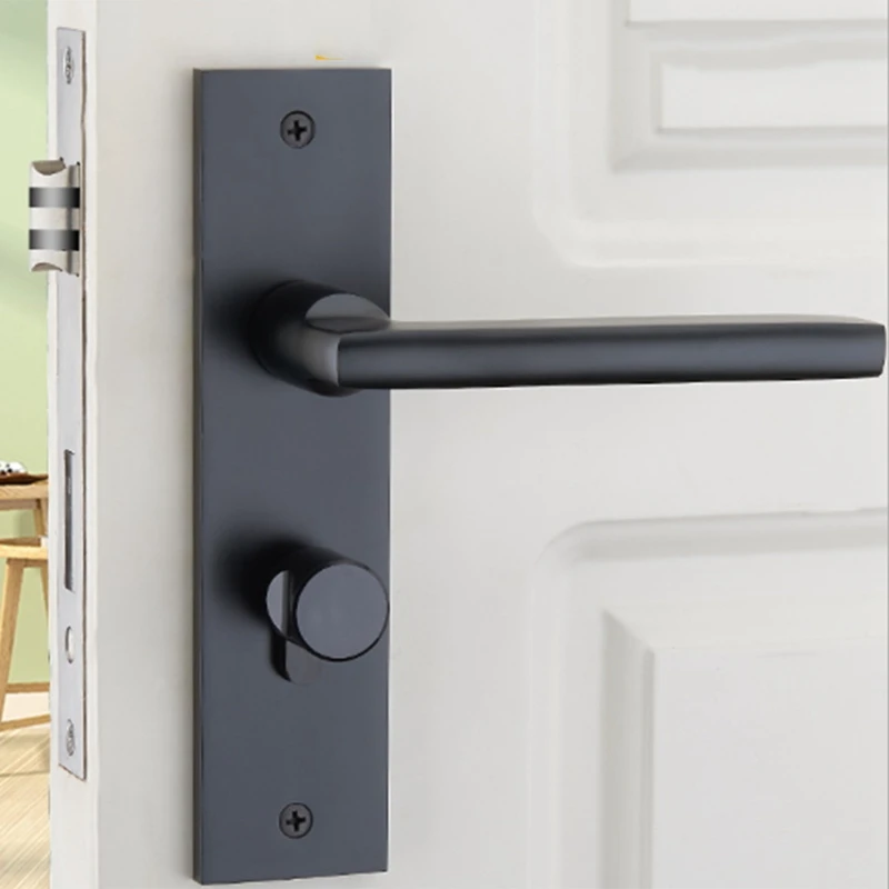 Космические алюминиевые дверные замки Континентальная спальня минималистичный