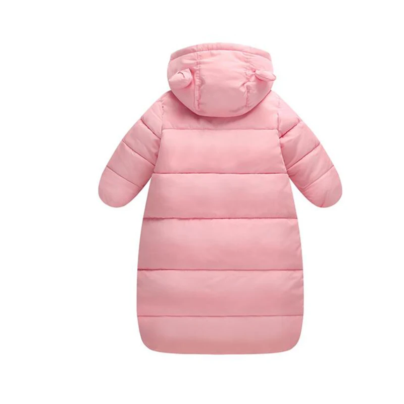 Новая модная детская стеганая куртка для девочек зимний теплый длинный пуховик с