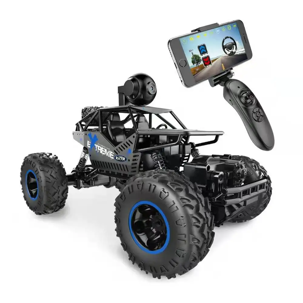 2022HD WIFI Camera RC Alloy Die Cast Car APP Control Mode Monster Climbing Off Road Remote Control Vehicle Boy Girl Gift