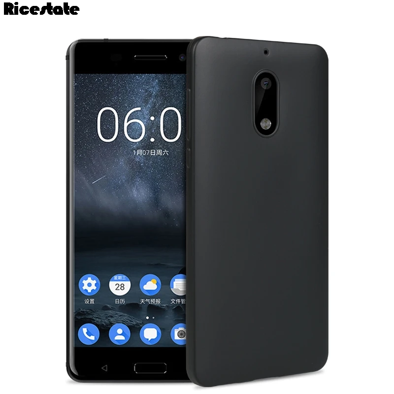Матовый Силиконовый мягкий чехол из ТПУ для Nokia 6 7 8 2 3 5 1 X5 X6 X7 X71 черный матовый |