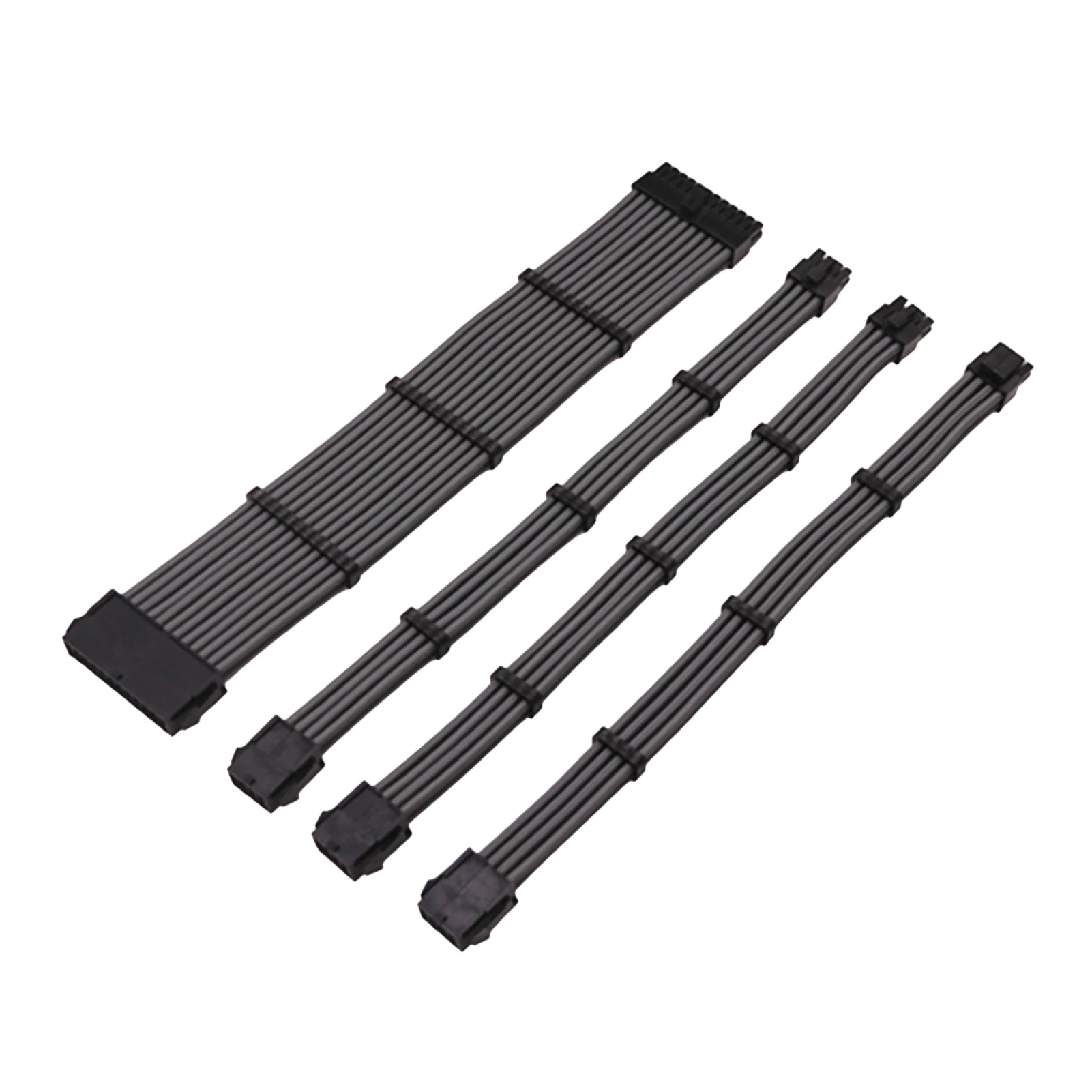 

Удлинительный кабель ATX 1x24 P ATX 1x(62)8P 1x(44)8 P 1x6 P Комплект кабелей 30 см сетевой нейлоновый плетеный кабель для блоков питания