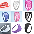 Для женщин трусики, сексуальные, для девушек и женщин, C-string Spandex c-образный бесшовные стринги Невидимые трусики нижнее белье бюстгальтер без бретелек трусики