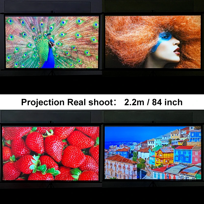 Light Unicorn HQ7 LED Home Cinema 1080P Video Projector Full HD 7000 Lumens Wifi Bluetooth( Android Optional ) LCD Movie Beamer |