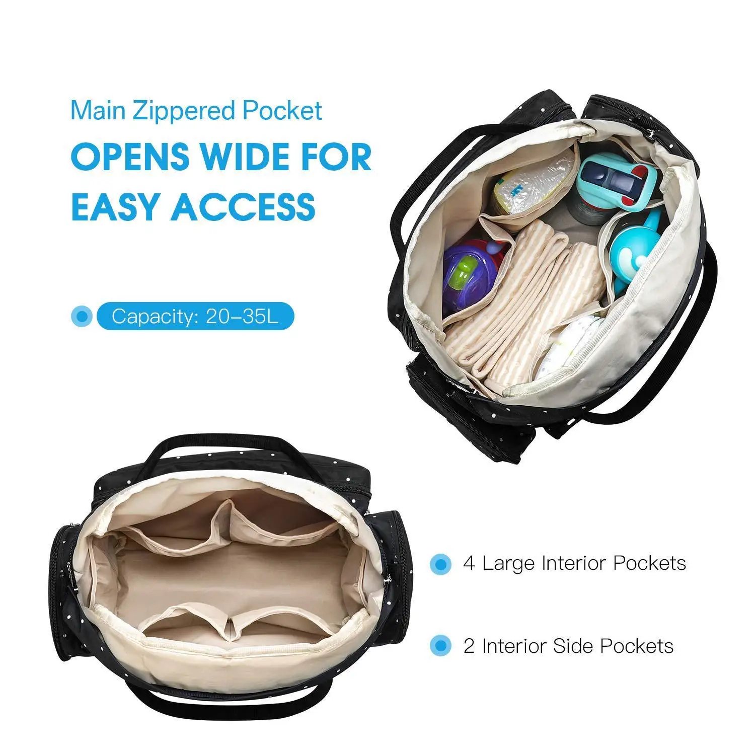 

Nappy Backpack Bag For Mothers Large Capacity Baby Bag Nursing Baby Care Fashion Mummy Travel Designer Maternity Nappy Fold Bag