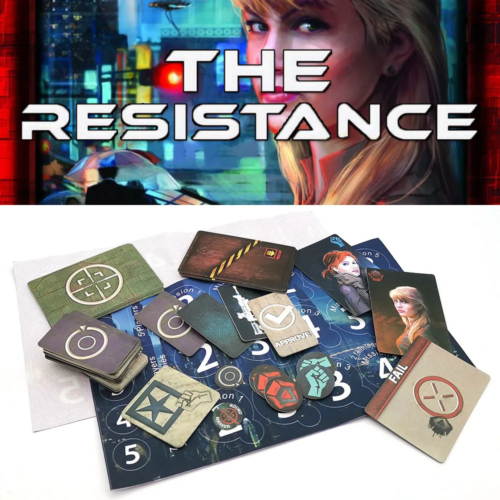 2021 The Resistance Game English Version Home Party for Adult Kids Series Board Game Playing Cards Game Gifts Free Shipping astronaut the crew board game for the quest for planet nine english version poker card game