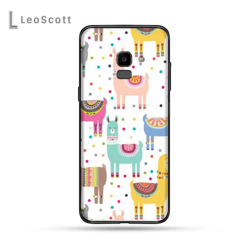 

Cute Llama Alpaca Animals Cartoon Phone Case For Samsung Galaxy J2 J4 J5 J6 J7 J8 2016 2017 2018 Prime Pro plus Neo duo