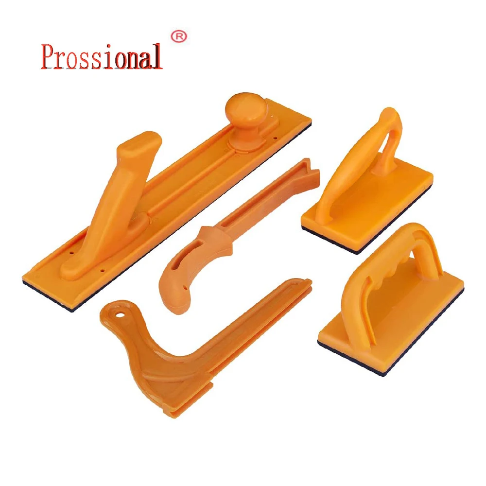 Деревообрабатывающие инструменты 5 шт. наборов безопасный нажимной блок и палка