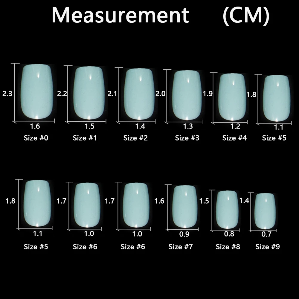 120 штук в упаковке серое квадратное полное покрытие накладные ногти 10 размеров с