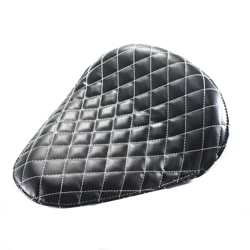 Мотоциклетное сиденье с алмазным покрытием из синтетической кожи для Соло Harley