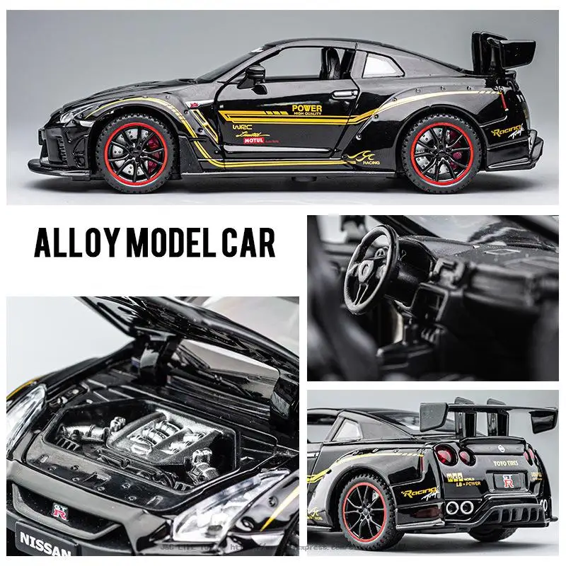 Модель спортивного автомобиля NISSAN GTR R35 из сплава 1:32 | Игрушки и хобби
